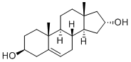 5-雄烯-3Β, 16Α-二醇-17-酮 结构式