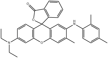2-(2-4-二甲苯胺基)-3-甲基-6-二乙氨基荧烷 结构式