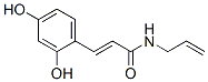 2-Propenamide, 3-(2,4-dihydroxyphenyl)-N-2-propenyl- (9CI) 结构式