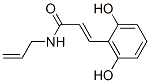 2-Propenamide, 3-(2,6-dihydroxyphenyl)-N-2-propenyl- (9CI) 结构式