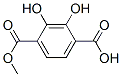 1,4-Benzenedicarboxylic acid, 2,3-dihydroxy-, monomethyl ester (9CI) 结构式