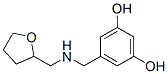 1,3-Benzenediol, 5-[[[(tetrahydro-2-furanyl)methyl]amino]methyl]- (9CI) 结构式