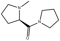 Pyrrolidine, 1-[[(2R)-1-methyl-2-pyrrolidinyl]carbonyl]- (9CI) 结构式