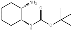 (1R,2S)-2-氨基环己基氨基甲酸叔丁酯 结构式