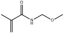 N-甲氧基甲基-2-甲基-2-丙烯酰胺 结构式