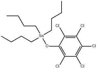 TRIBUTYL(PENTACHLOROPHENOXY)TIN 结构式