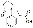 2-Oxo-1-phenylcyclopentanepropionic acid 结构式