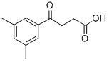 4-(3,5-DIMETHYLPHENYL)-4-OXOBUTYRIC ACID 结构式