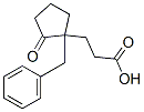 3-(1-benzyl-2-oxo-cyclopentyl)propanoic acid 结构式