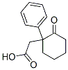 2-(2-oxo-1-phenyl-cyclohexyl)acetic acid 结构式