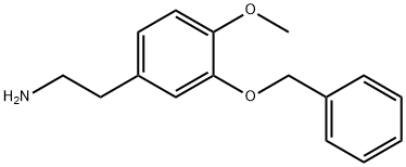 2-(3-(benzyloxy)-4-methoxyphenyl)ethanamine 结构式