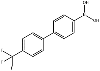 4'-(三氟甲基)联苯-4-硼酸 结构式