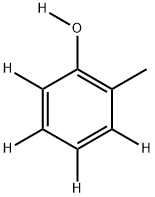 邻甲酚-D5 结构式