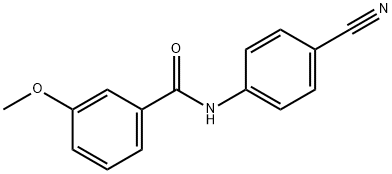 Benzamide, N-(4-cyanophenyl)-3-methoxy- (9CI) 结构式