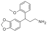 3-BENZO[1,3]DIOXOL-5-YL-3-(2-METHOXY-PHENYL)-PROPYLAMINE 结构式