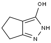 1,4,5,6-四氢环戊[[C]吡唑-3-醇 结构式