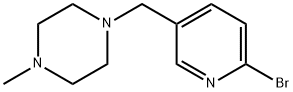 1-[(6-溴-3-吡啶基)甲基]-4-甲基哌嗪 结构式