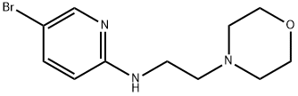 5-BROMO-(2-MORPHOLINOETHYLAMINO)PYRIDINE 结构式