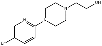 2-(4-(5-溴吡啶-2-基)哌嗪-1-基)乙烷-1-醇 结构式