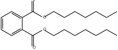 邻苯二甲酸双庚酯 结构式