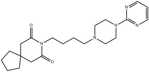 丁螺环酮 结构式