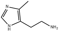 2-(4-甲基-1H-咪唑-5-基)乙烷-1-胺 结构式