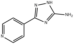 5-(吡啶-4-基)-4H-1,2,4-三唑-3-胺 结构式