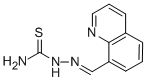 8-Quinolinecarbaldehyde thiosemicarbazone 结构式