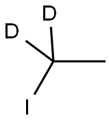 乙基碘-1,1-D2 结构式