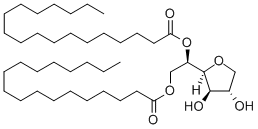 山梨坦二硬脂酸酯 结构式