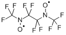 PERFLUORO-2,5-DIAZAHEXANE-2,5-DIOXYL 结构式