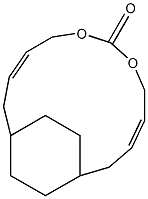 diallyl cyclohexane-1,4-diylbis(methylenecarbonate) 结构式