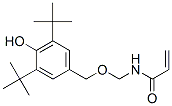 N-(3,5-Di-t-butyl-4-hydroxybenzyloxymethyl)acrylamide 结构式