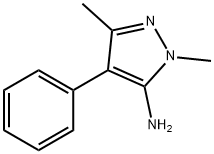 1,3-二甲基-4-苯-1H-吡唑-5-胺 结构式