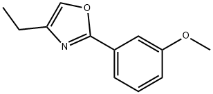 Oxazole, 4-ethyl-2-(3-methoxyphenyl)- (9CI) 结构式