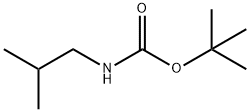 N-(2-甲基丙基)氨基甲酸叔丁酯 结构式