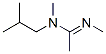 Ethanimidamide, N,N-dimethyl-N-(2-methylpropyl)-, (1E)- (9CI) 结构式