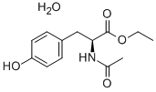 N-乙酰基-L-酪氨酸乙酯单水合物 结构式