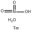 硝酸铥(III) 五水合物 结构式