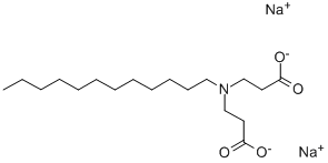 月桂亚氨基二丙酸二钠 结构式