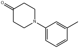 1-(3-METHYLPHENYL)PIPERIDIN-4-ONE 结构式