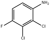 2,3-二氯-4-氟苯胺 结构式