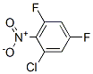 1-氯-3,5-二氟-2-硝基-苯 结构式