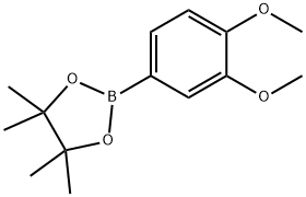 3,4-二甲氧基苯硼酸频哪醇酯 结构式