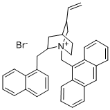 N-(10-蒽甲基)溴化金鸡纳 结构式