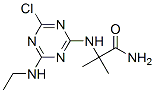 2-Chloro-4-(1-carbamoyl-1-methylethylamino)-6-ethylamino-1,3,5-triazine 结构式