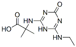 2-[N-[6-(Ethylamino)-1,4-dihydro-4-oxo-1,3,5-triazin-2-yl]amino]-2-methylpropionic acid 结构式