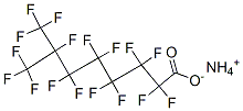 ammonium tetradecafluoro-7-(trifluoromethyl)octanoate  结构式