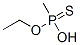 O-ETHYL METHYLPHOSPHONOTHIOATE 结构式