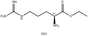 L-精氨酸乙酯盐酸盐 结构式
